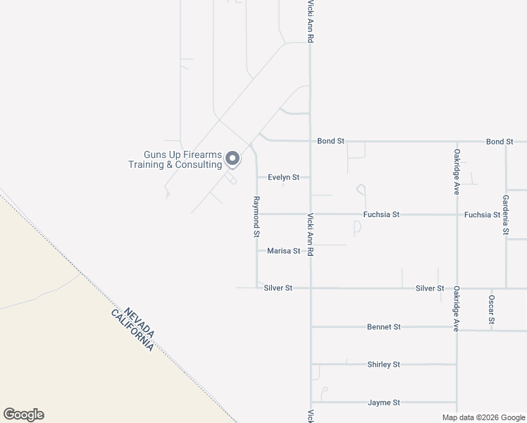 map of restaurants, bars, coffee shops, grocery stores, and more near 1830 Fuchsia Street in Pahrump