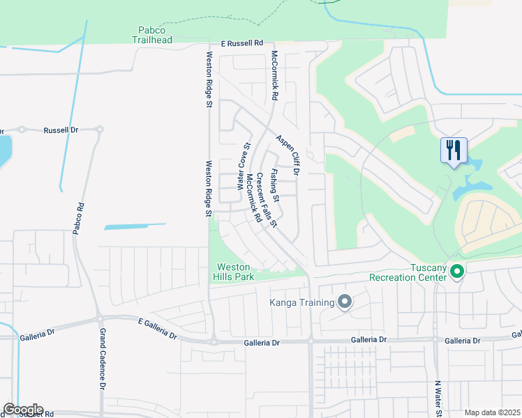map of restaurants, bars, coffee shops, grocery stores, and more near 993 Crescent Falls Street in Henderson