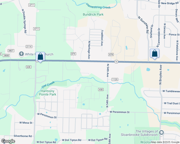 map of restaurants, bars, coffee shops, grocery stores, and more near 5642 West Michael Cole Drive in Fayetteville