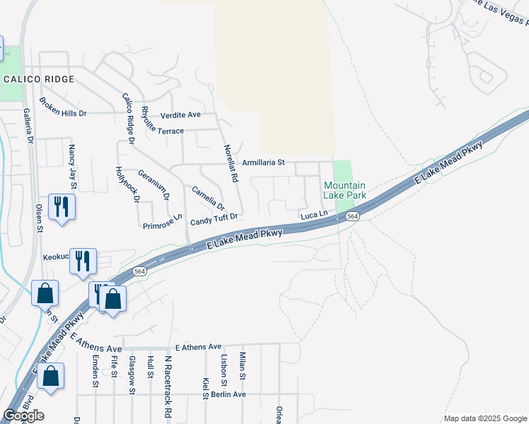 map of restaurants, bars, coffee shops, grocery stores, and more near 961 Cutter Street in Henderson