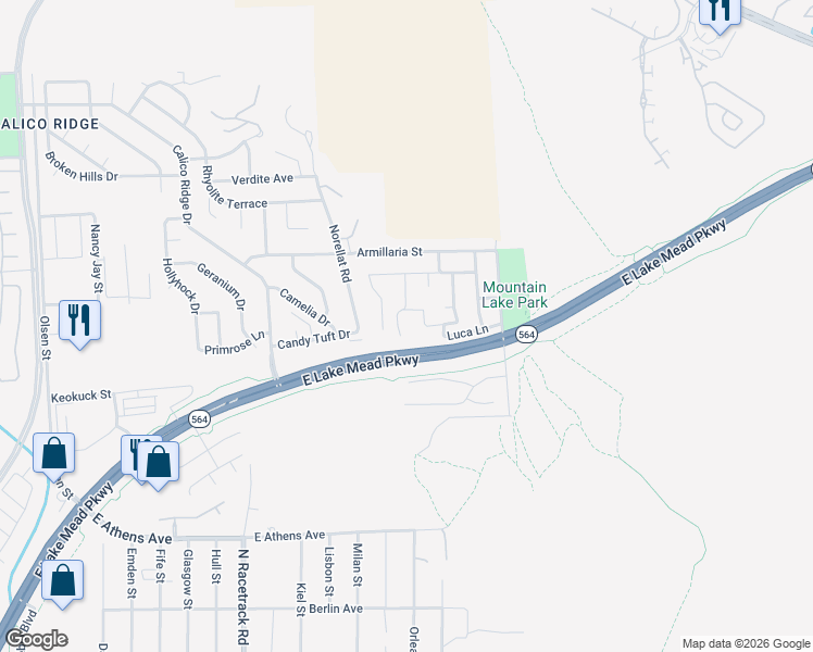 map of restaurants, bars, coffee shops, grocery stores, and more near 964 Cutter Street in Henderson