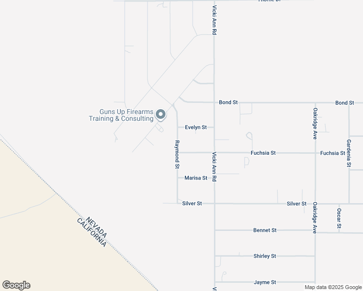 map of restaurants, bars, coffee shops, grocery stores, and more near 1830 Fuchsia Street in Pahrump