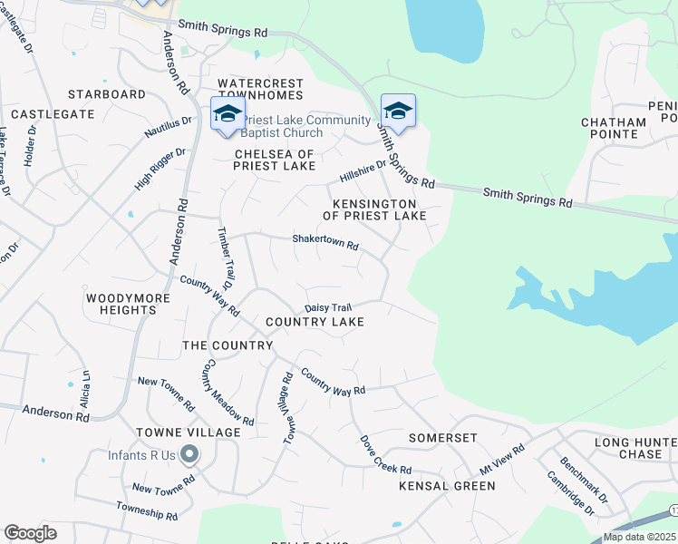 map of restaurants, bars, coffee shops, grocery stores, and more near 917 Kalvesta Court in Nashville