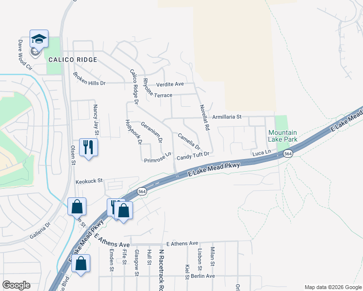 map of restaurants, bars, coffee shops, grocery stores, and more near 971 Marigold Court in Henderson