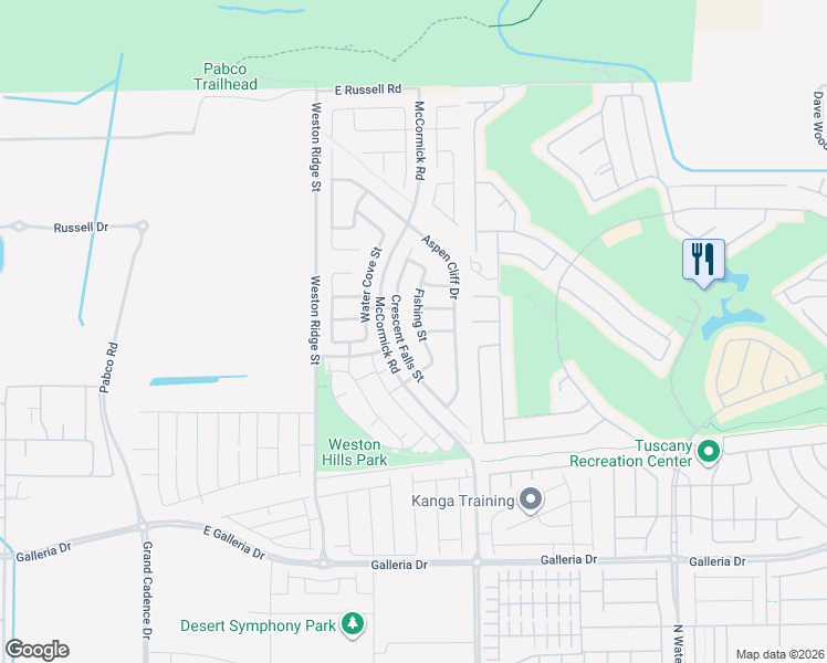map of restaurants, bars, coffee shops, grocery stores, and more near 1009 Fishing Street in Henderson