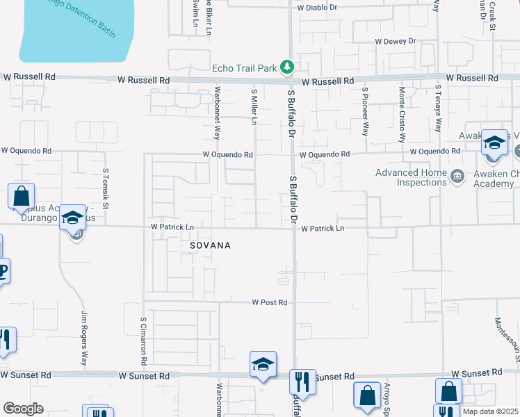map of restaurants, bars, coffee shops, grocery stores, and more near 7894 Lisa Marie Court in Las Vegas