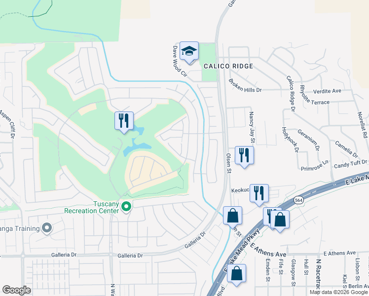 map of restaurants, bars, coffee shops, grocery stores, and more near 1000 Cetona Court in Henderson