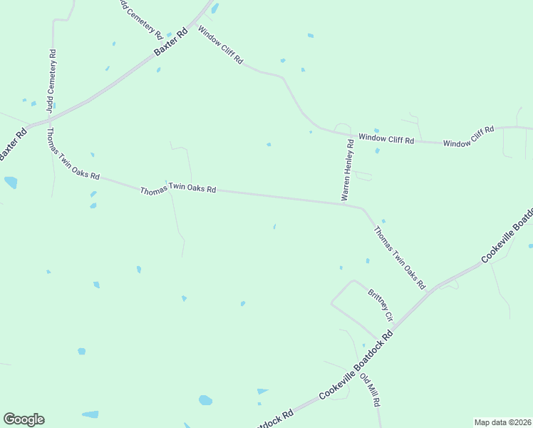 map of restaurants, bars, coffee shops, grocery stores, and more near 6528 Thomas Twin Oaks Road in Baxter