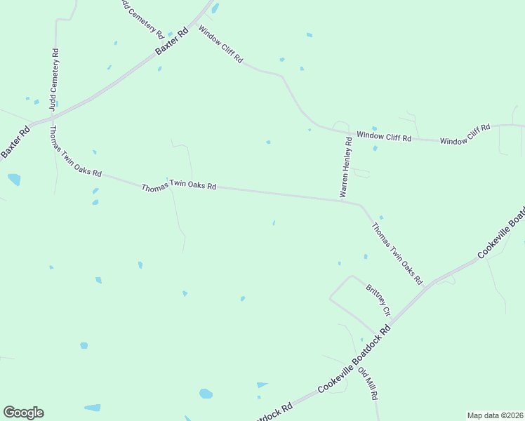 map of restaurants, bars, coffee shops, grocery stores, and more near 6528 Thomas Twin Oaks Road in Baxter