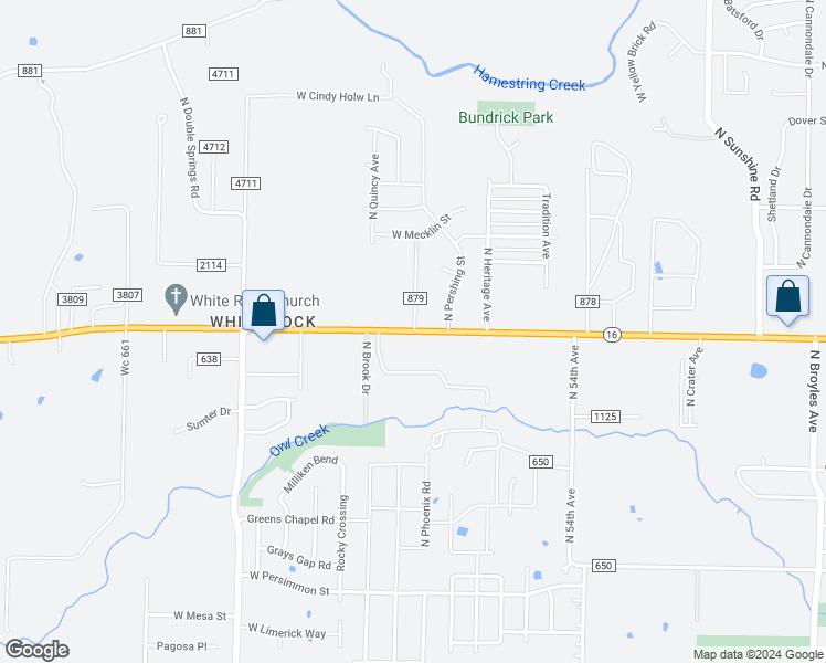 map of restaurants, bars, coffee shops, grocery stores, and more near 5925 West Wedington Drive in Fayetteville