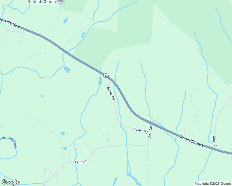 map of restaurants, bars, coffee shops, grocery stores, and more near 3124 Knoxville Highway in Wartburg
