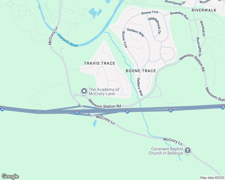 map of restaurants, bars, coffee shops, grocery stores, and more near 1705 Alayna Court in Nashville