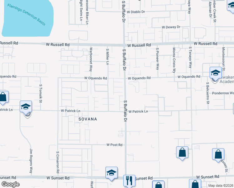 map of restaurants, bars, coffee shops, grocery stores, and more near 7843 Night Watch Court in Las Vegas