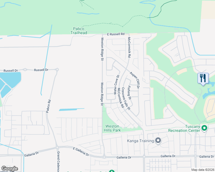 map of restaurants, bars, coffee shops, grocery stores, and more near 108 Fiery Hill Avenue in Henderson
