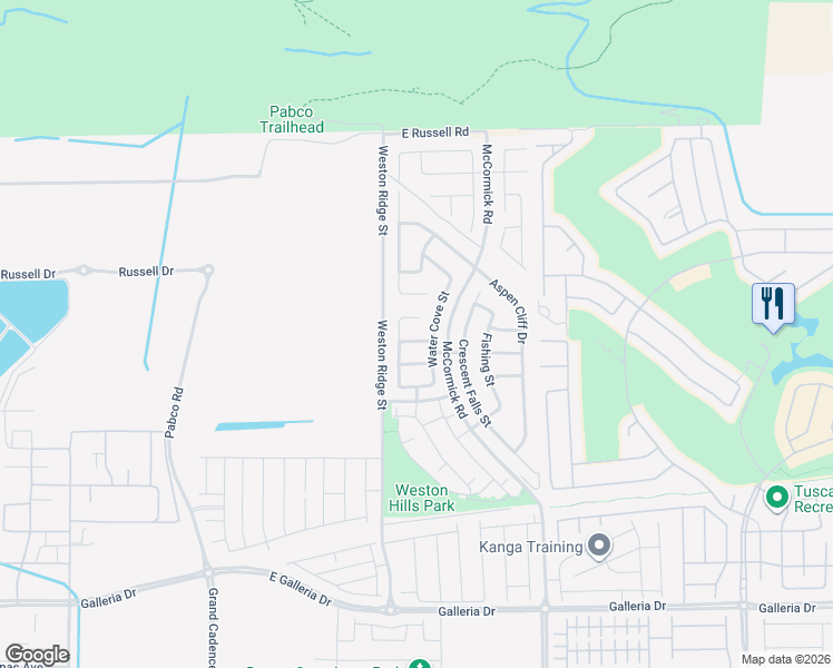 map of restaurants, bars, coffee shops, grocery stores, and more near 108 Fiery Hill Avenue in Henderson