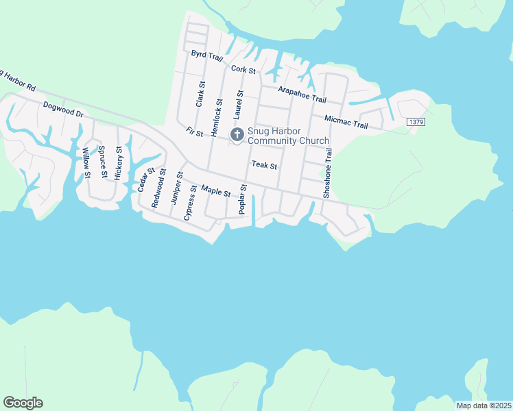 map of restaurants, bars, coffee shops, grocery stores, and more near 136 Cherokee Trail in Hertford