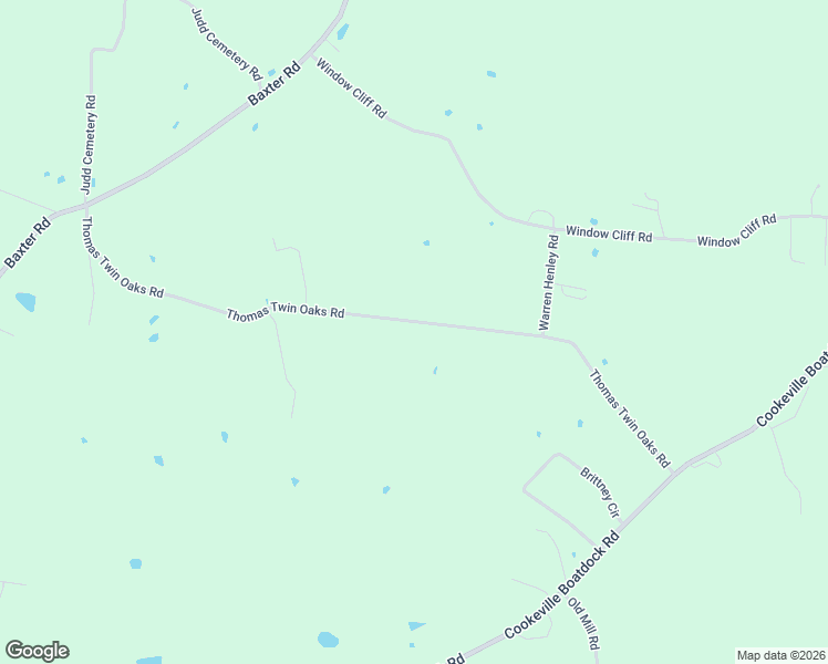 map of restaurants, bars, coffee shops, grocery stores, and more near 6528 Thomas Twin Oaks Road in Baxter