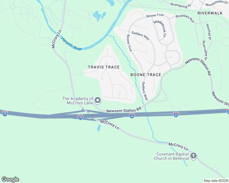map of restaurants, bars, coffee shops, grocery stores, and more near 1705 Alayna Court in Nashville