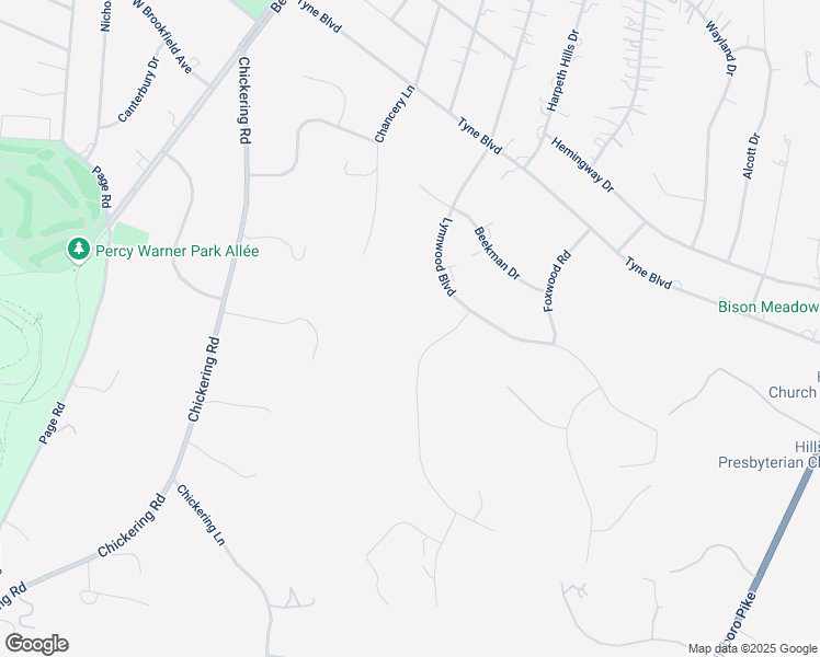 map of restaurants, bars, coffee shops, grocery stores, and more near 1109 Crater Hill Drive in Nashville