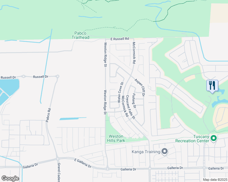 map of restaurants, bars, coffee shops, grocery stores, and more near 121 Brookhouse Court in Henderson
