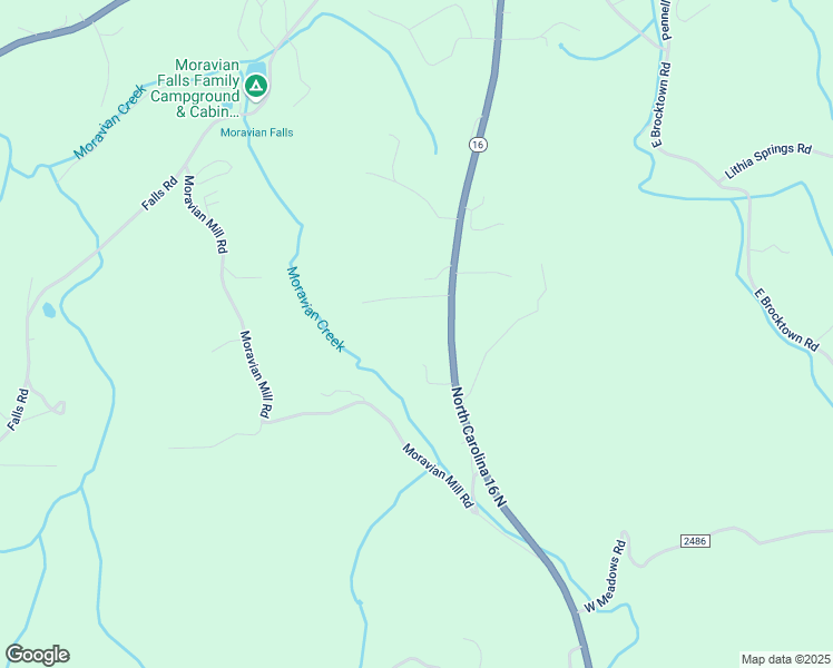 map of restaurants, bars, coffee shops, grocery stores, and more near 4600 North Carolina 16 in Moravian Falls