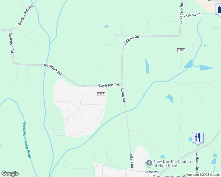 map of restaurants, bars, coffee shops, grocery stores, and more near 8709 Boylston Road in Colfax