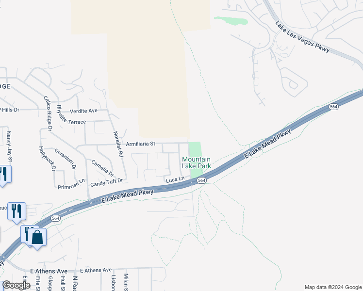 map of restaurants, bars, coffee shops, grocery stores, and more near in Henderson