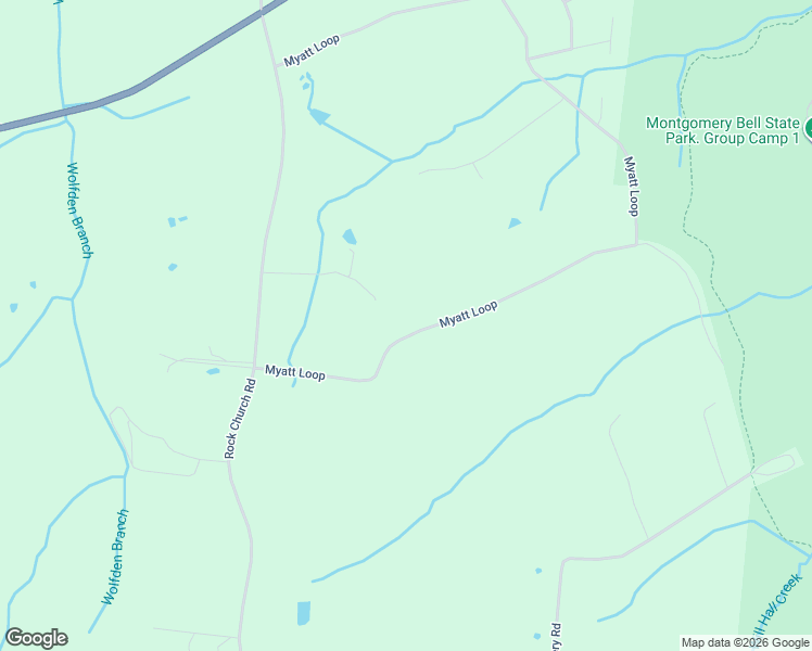map of restaurants, bars, coffee shops, grocery stores, and more near 1430 Myatt Loop Rd in Burns