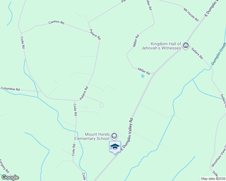 map of restaurants, bars, coffee shops, grocery stores, and more near 892 Palace Road in Jefferson City