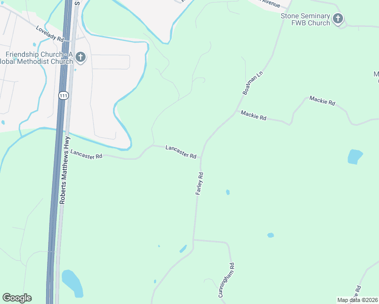 map of restaurants, bars, coffee shops, grocery stores, and more near 1182 Lancaster Road in Cookeville