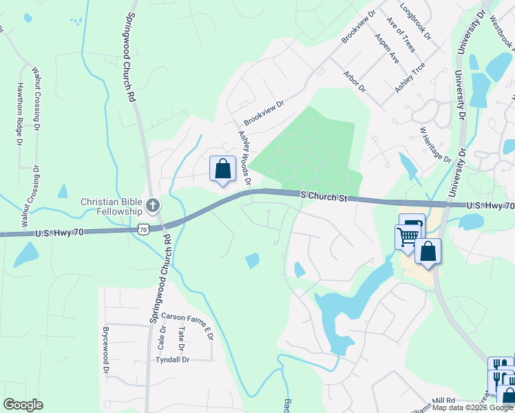 map of restaurants, bars, coffee shops, grocery stores, and more near 1169 Talisker Way in Burlington