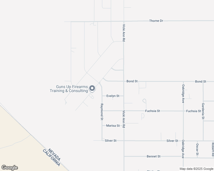 map of restaurants, bars, coffee shops, grocery stores, and more near 1861 Bond Street in Pahrump