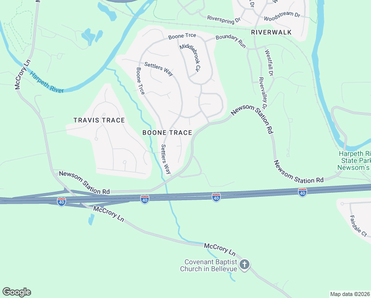 map of restaurants, bars, coffee shops, grocery stores, and more near 7825 Farmington Place in Nashville