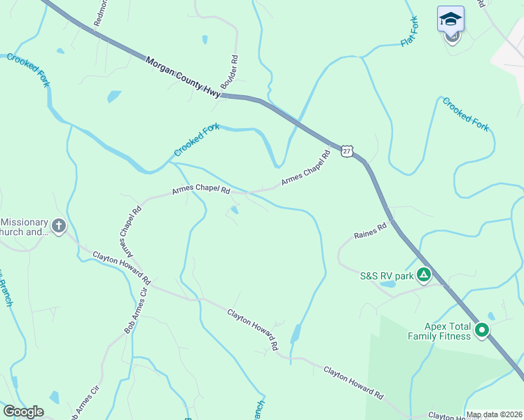 map of restaurants, bars, coffee shops, grocery stores, and more near 127 Goodman Road in Wartburg