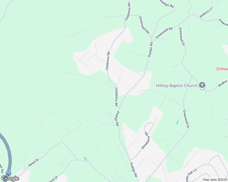 map of restaurants, bars, coffee shops, grocery stores, and more near 8431 Childress Road in Powell