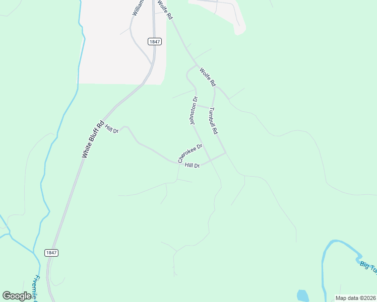 map of restaurants, bars, coffee shops, grocery stores, and more near 1024 Johnson Drive in White Bluff