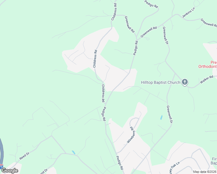 map of restaurants, bars, coffee shops, grocery stores, and more near 8424 Childress Road in Powell