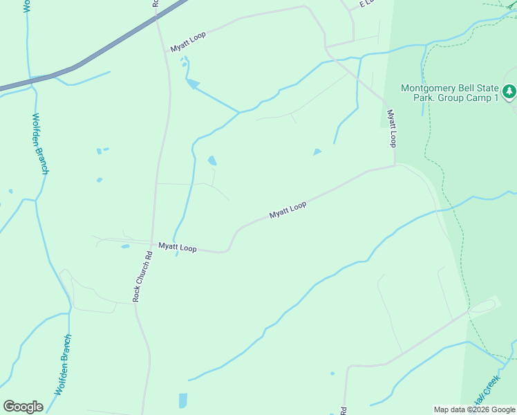 map of restaurants, bars, coffee shops, grocery stores, and more near 1430 Myatt Loop Rd in Burns