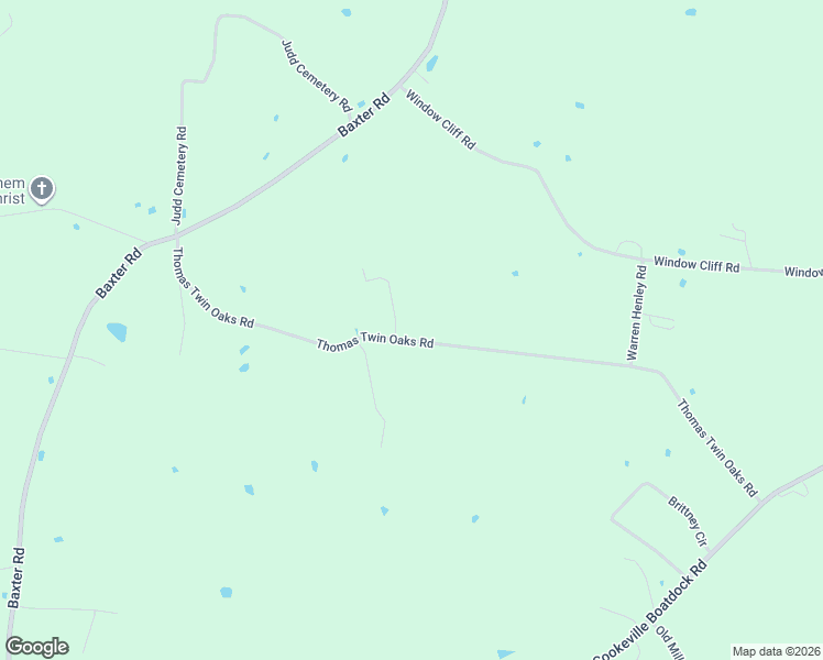 map of restaurants, bars, coffee shops, grocery stores, and more near 6647 Thomas Twin Oaks Road in Baxter