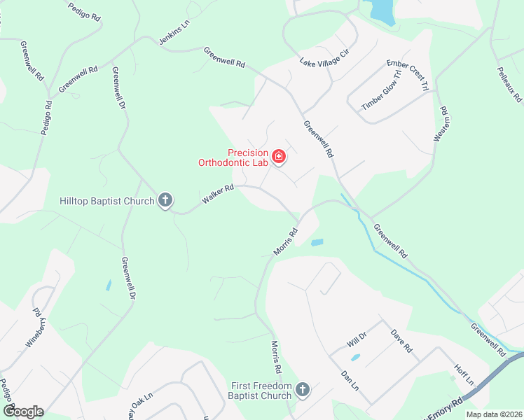 map of restaurants, bars, coffee shops, grocery stores, and more near 8109 Walker Road in Knoxville