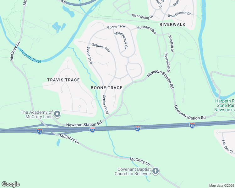 map of restaurants, bars, coffee shops, grocery stores, and more near 7825 Farmington Place in Nashville