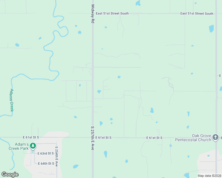 map of restaurants, bars, coffee shops, grocery stores, and more near 25929 East 58th Street in Broken Arrow