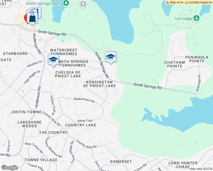 map of restaurants, bars, coffee shops, grocery stores, and more near 3117 Windsor Green Drive in Nashville