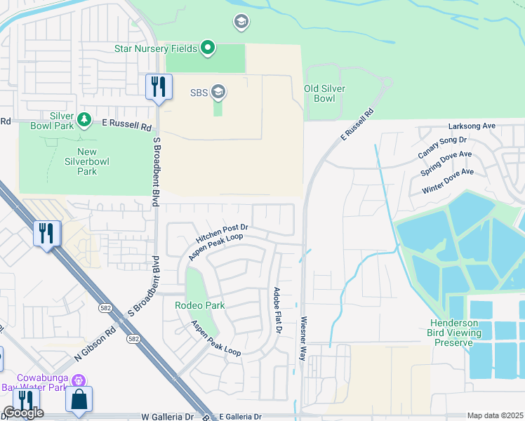 map of restaurants, bars, coffee shops, grocery stores, and more near 1081 Deep Well Court in Henderson