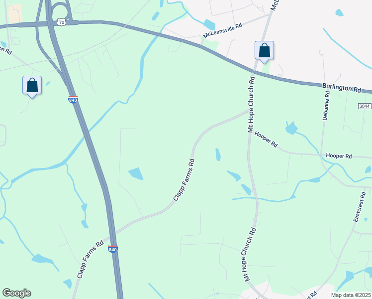 map of restaurants, bars, coffee shops, grocery stores, and more near 232 Clapp Farms Rd in Greensboro