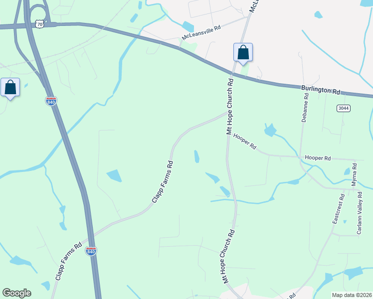 map of restaurants, bars, coffee shops, grocery stores, and more near 229 Clapp Farms Road in Greensboro