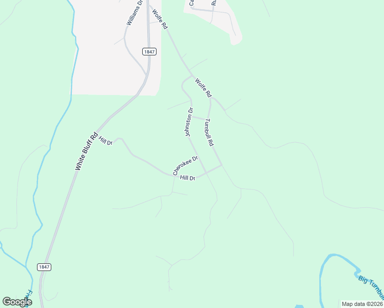 map of restaurants, bars, coffee shops, grocery stores, and more near 1024 Johnson Drive in White Bluff