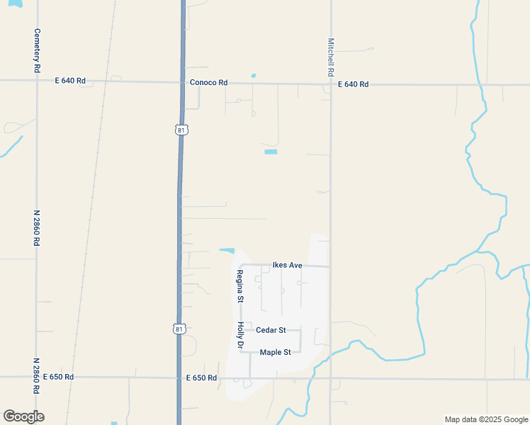 map of restaurants, bars, coffee shops, grocery stores, and more near 207 Oakwood Drive in Hennessey