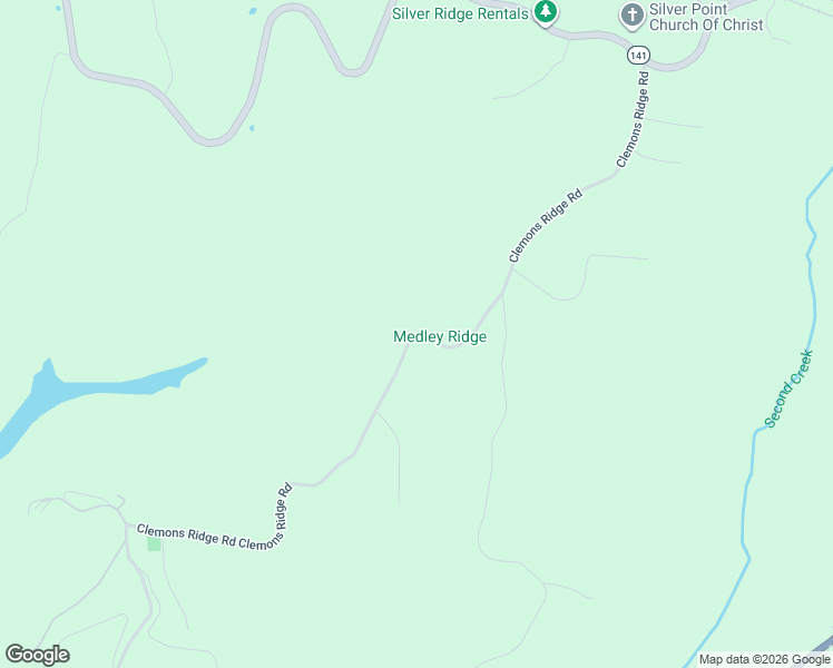 map of restaurants, bars, coffee shops, grocery stores, and more near 7595 Clemons Ridge Road in Silver Point