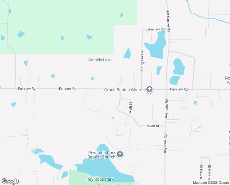 map of restaurants, bars, coffee shops, grocery stores, and more near 3203 Cash Cove in Paragould